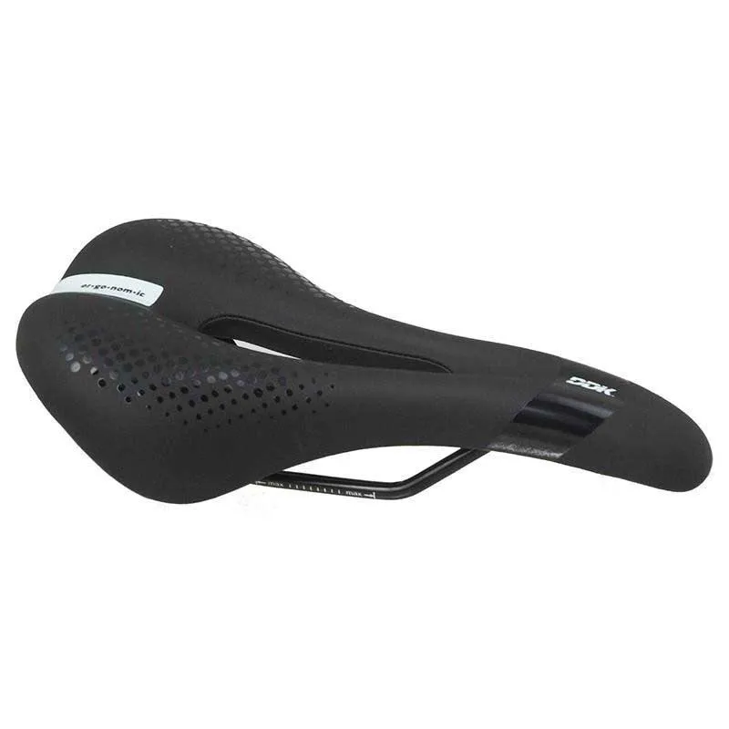 DDK Racing Ergonomic Flow Memory Foam Sykkelsete, Black, 144mm DDK Racing Ergonomic Flow Memory Foam Sykkelsete, Black, 144mm