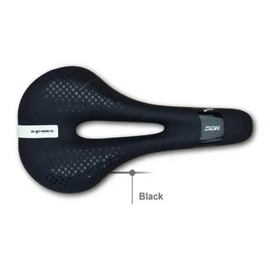 DDK Racing Ergonomic Flow Memory Foam Sykkelsete, Black, 144mm DDK Racing Ergonomic Flow Memory Foam Sykkelsete, Black, 144mm