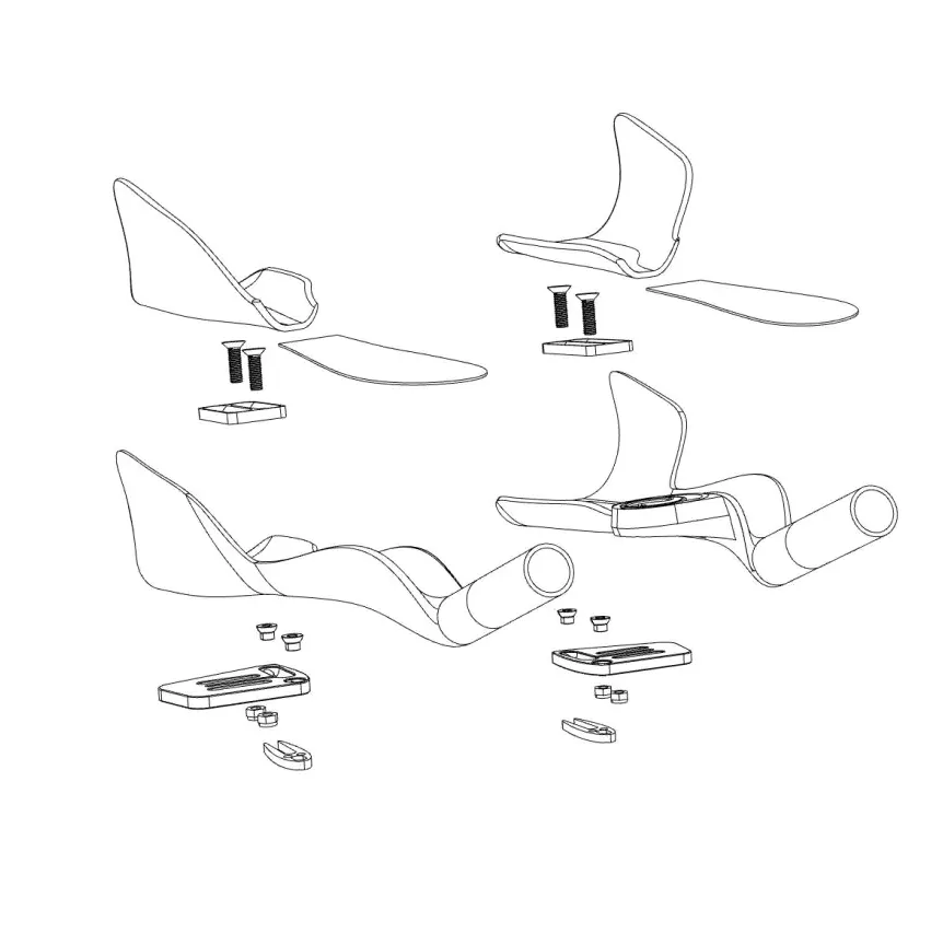Deda Jet Computer Mount Feste, Black, One Size Deda Jet Computer Mount Feste, Black, One Size