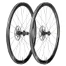 Deda Rs4 Cl Disc Tubeless Landeveishjulsett, Black, 12 x 100/12 x 142mm, Campagnolo N3W