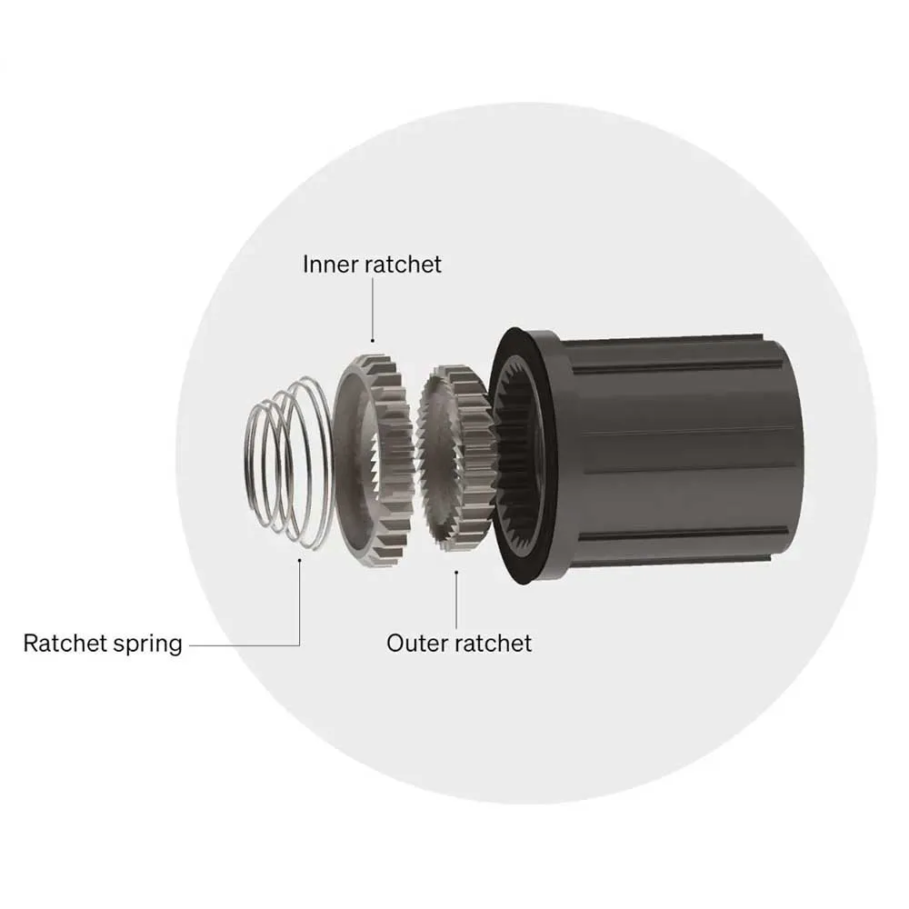 Deda Rs4 Cl Disc Tubeless Landeveishjulsett, Black, 12 x 100/12 x 142mm, Campagnolo N3W