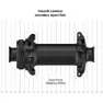 Deda Rs4 Cl Disc Tubeless Landeveishjulsett, Black, 12 x 100/12 x 142mm, Campagnolo N3W