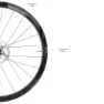 Deda Rs4 Cl Disc Tubeless Landeveishjulsett, Black, 12 x 100/12 x 142mm, Campagnolo N3W