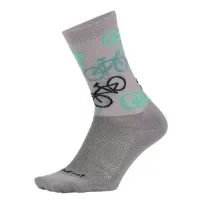 DeFeet Aireator 6" Pixel Bike Sokker DeFeet Aireator 6" Pixel Bike Sokker