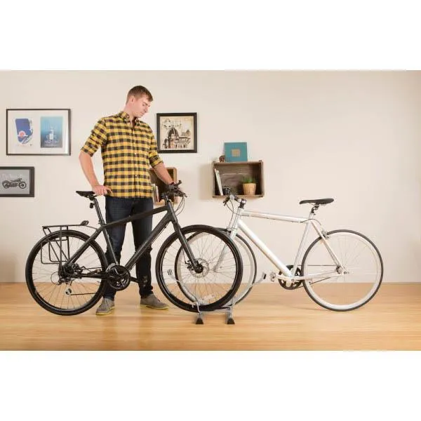 Delta Seurat Two Bike Sykkelstativ, Silver, One Size Delta Seurat Two Bike Sykkelstativ, Silver, One Size