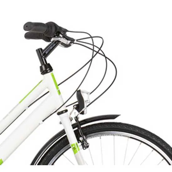 Dema Modet Orion Lady 26´´ Rd-tz500 Gsb Sykkel, White / green, 18", Hybridsykkel