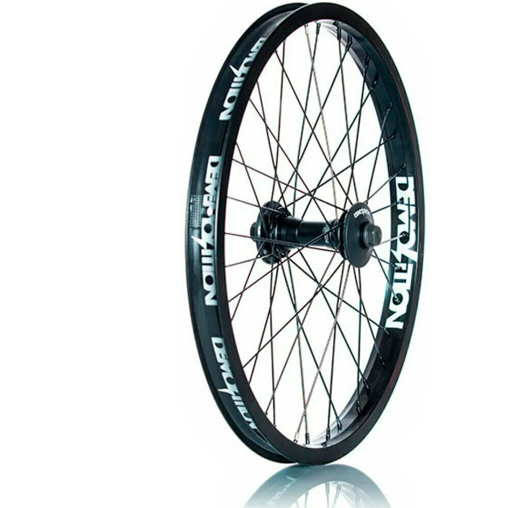 Demolition Whistler Pro Bmx Forhjul, Black, 12 x 100mm