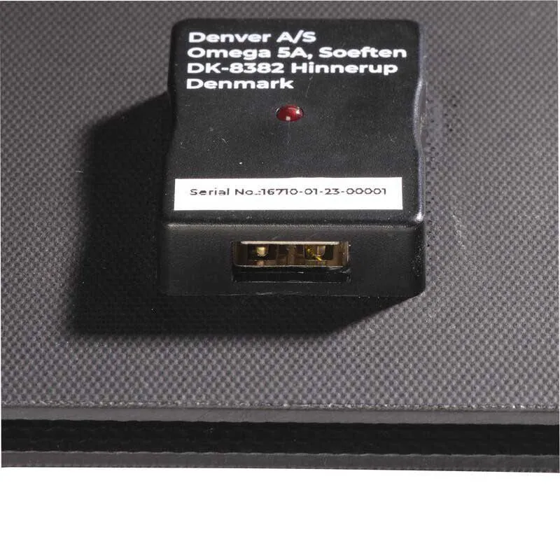 Denver Bærbar Solcellepanel Sop-10100, Black, One Size