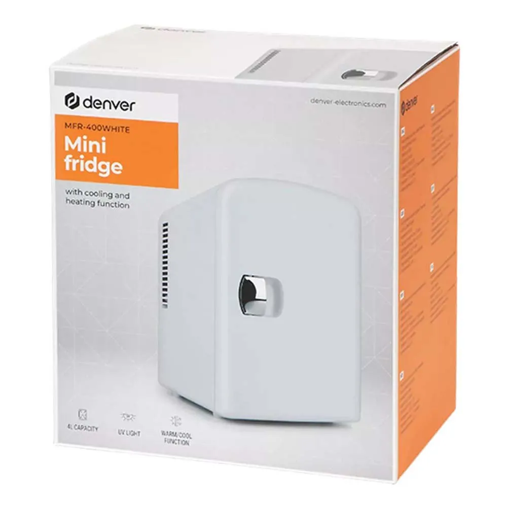 Denver Mfr-400 Stiv Bærbar Kjøleboks, White, One Size Denver Mfr-400 Stiv Bærbar Kjøleboks, White, One Size