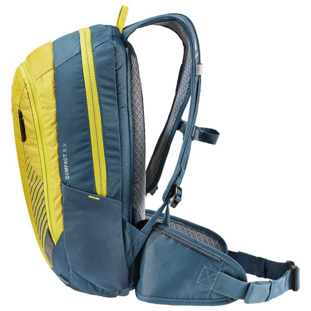 Deuter Compact 8 Jr Ryggsekk, Greencurry / arctic, One Size Deuter Compact 8 Jr Ryggsekk, Greencurry / arctic, One Size