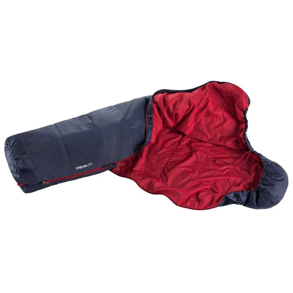 Deuter Dreamlite Sovepose, Navy / cranberry, Left Zipper