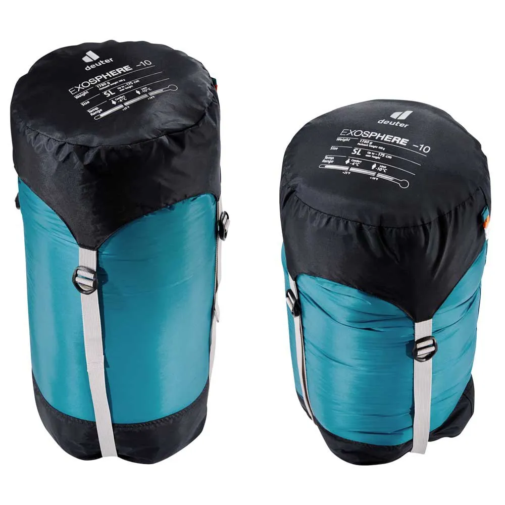 Deuter Exosphere-10° Sl Sovepose, Petrol / mango, Left Zipper Deuter Exosphere-10° Sl Sovepose, Petrol / mango, Left Zipper