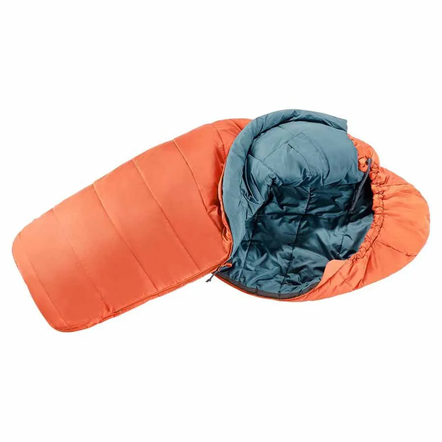 Deuter Starlight Pro Sovepose, Paprika / slateblue, Left Zipper