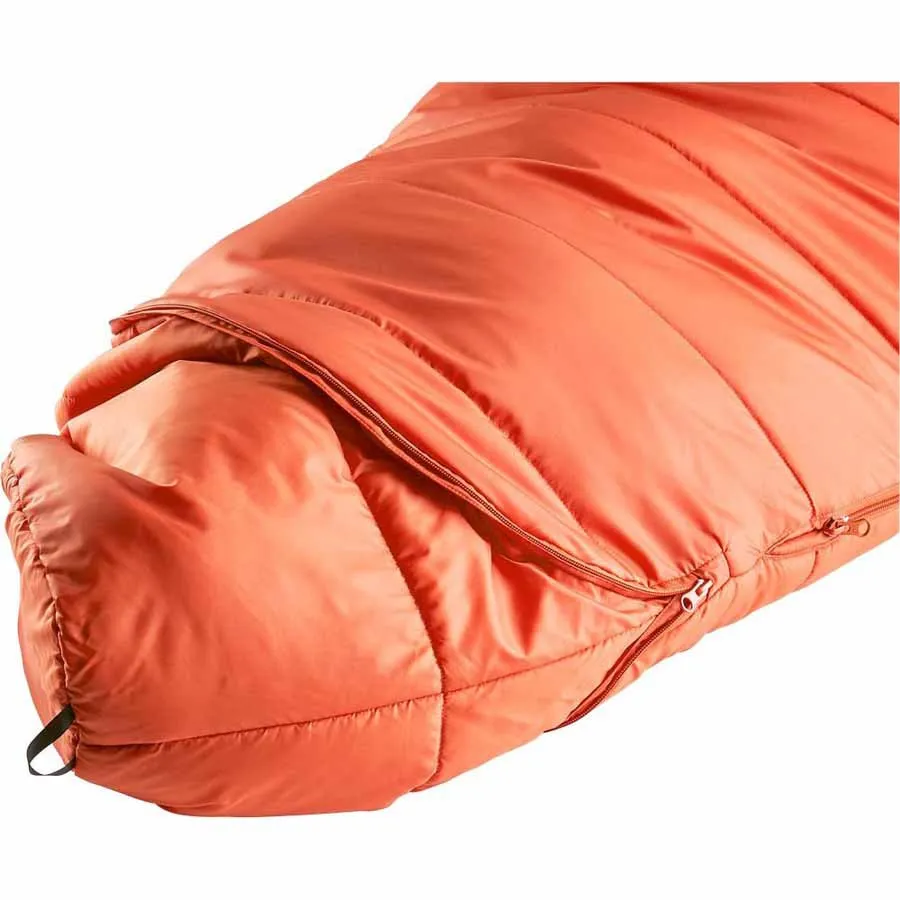 Deuter Starlight Pro Sovepose, Paprika / slateblue, Left Zipper