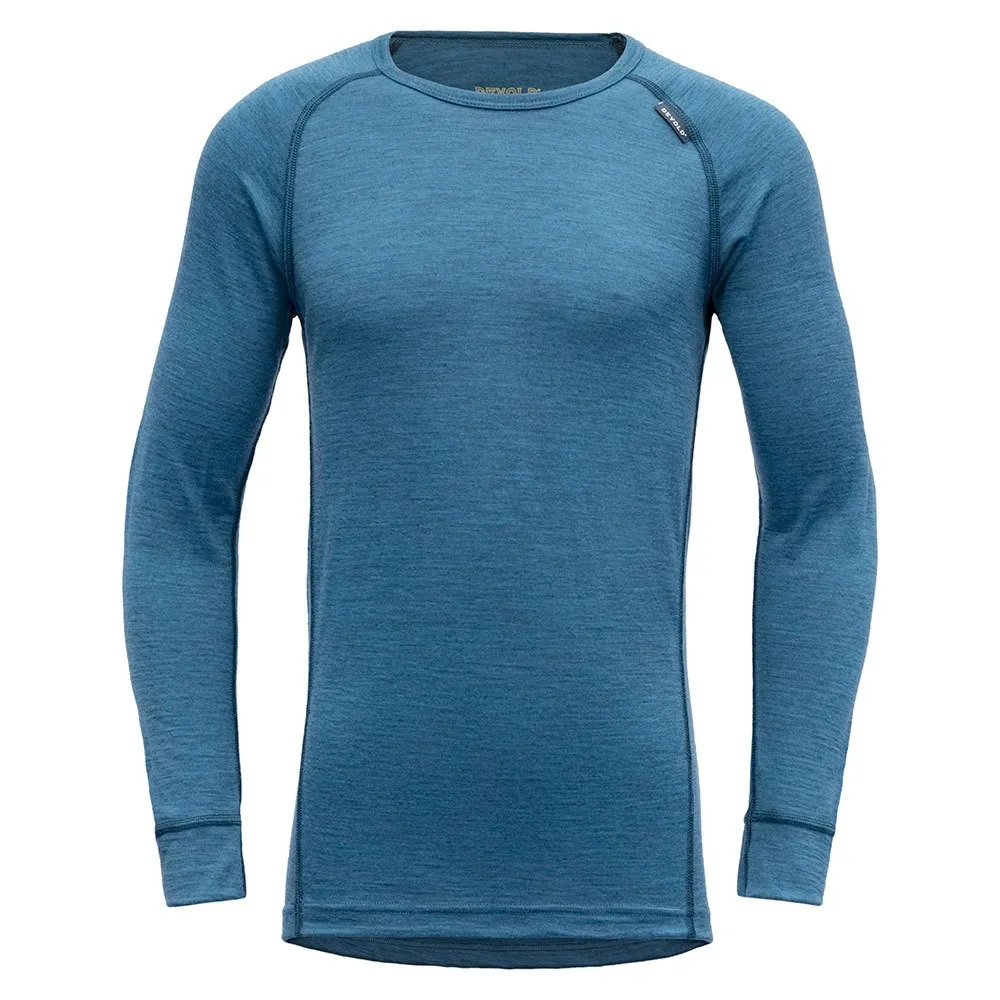 Devold Breeze Merino Jr Langarmet T-skjorte