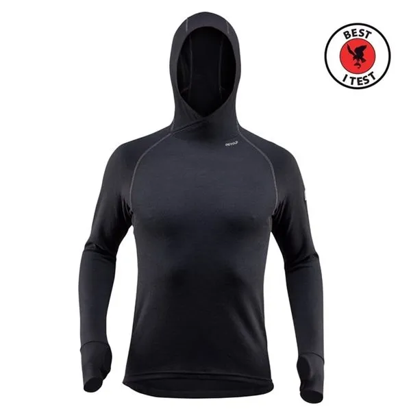 Devold Expedition Man Hoodie, Black Devold Expedition Man Hoodie, Black