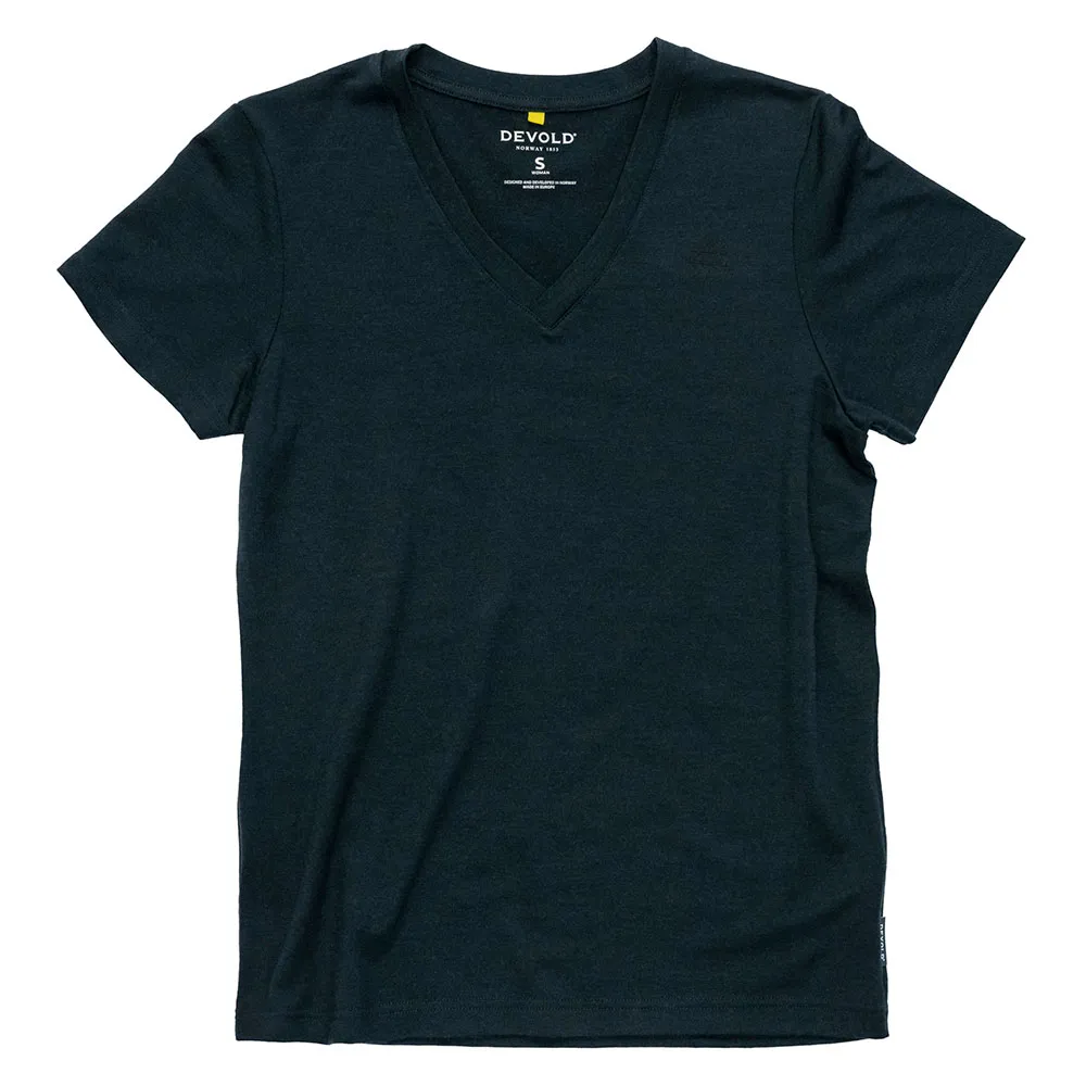 Devold Premium V-neck Kortarmet T-skjorte