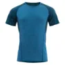 Devold Running Merino 130 Kortarmet T-skjorte Refurbished male, Blue