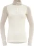Devold Women's Duo Active Merino 210 Zip Neck, Raw white