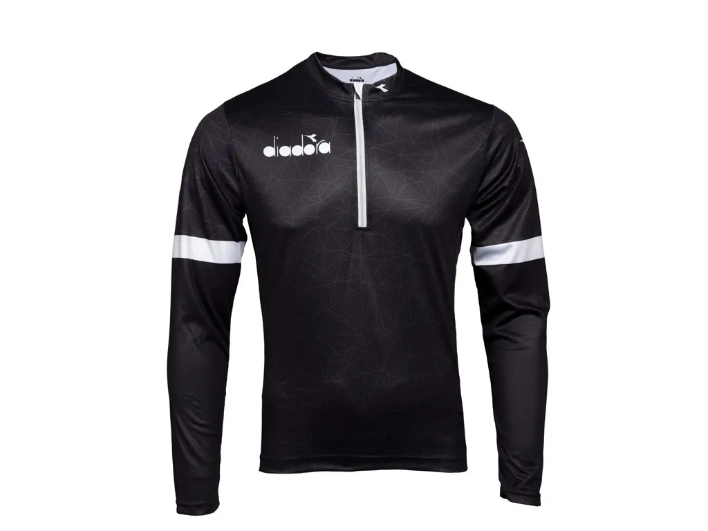 Diadora Valter sykkeltrøye langermet herre svart Diadora Valter sykkeltrøye langermet herre svart