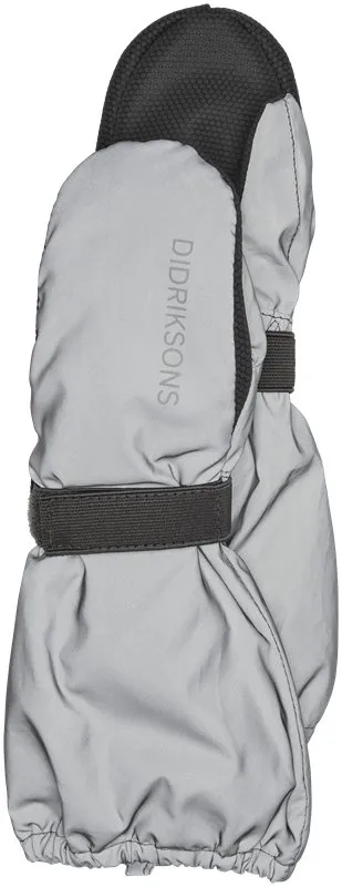 Didriksons Biggles Refl Mitten, Silver, 0/2
