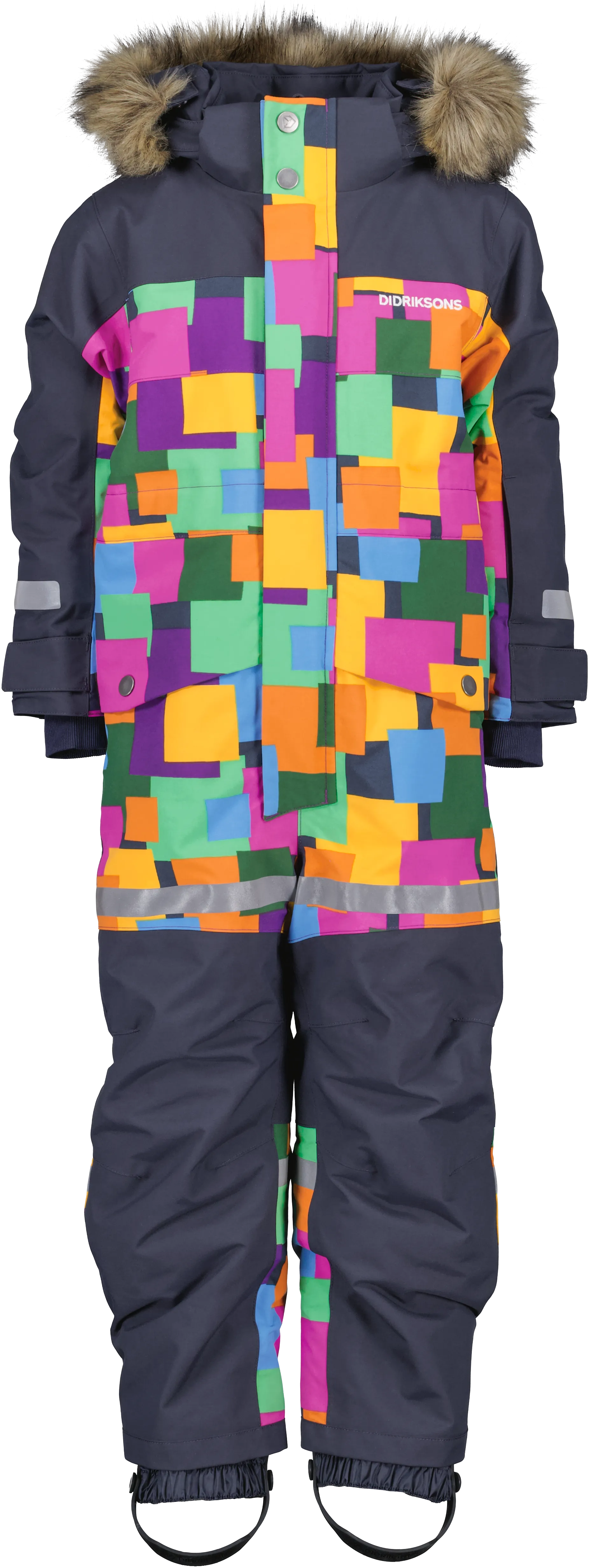 Didriksons Kids' Bjärven Printed Coverall