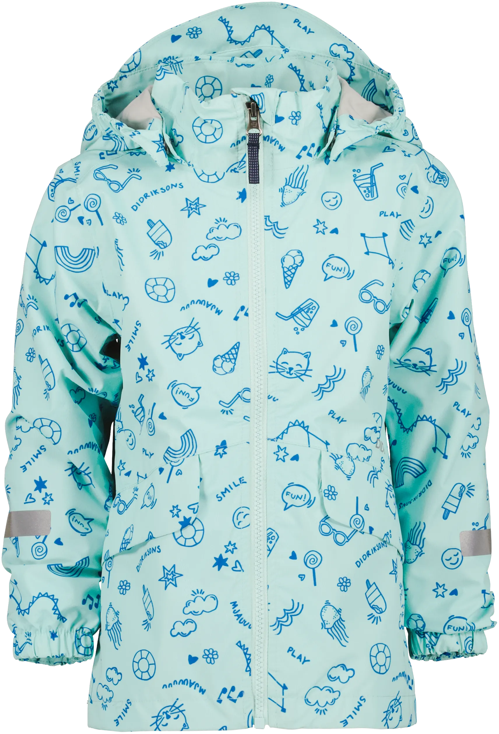 Didriksons Kids' Norma Printed Jacket 3 Doodle