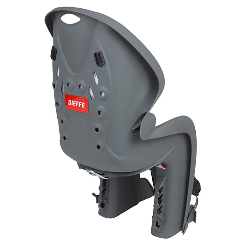 Dieffe Gp Fm Bakre Barnesykkelsete, Dark grey / grey, Max 22kg