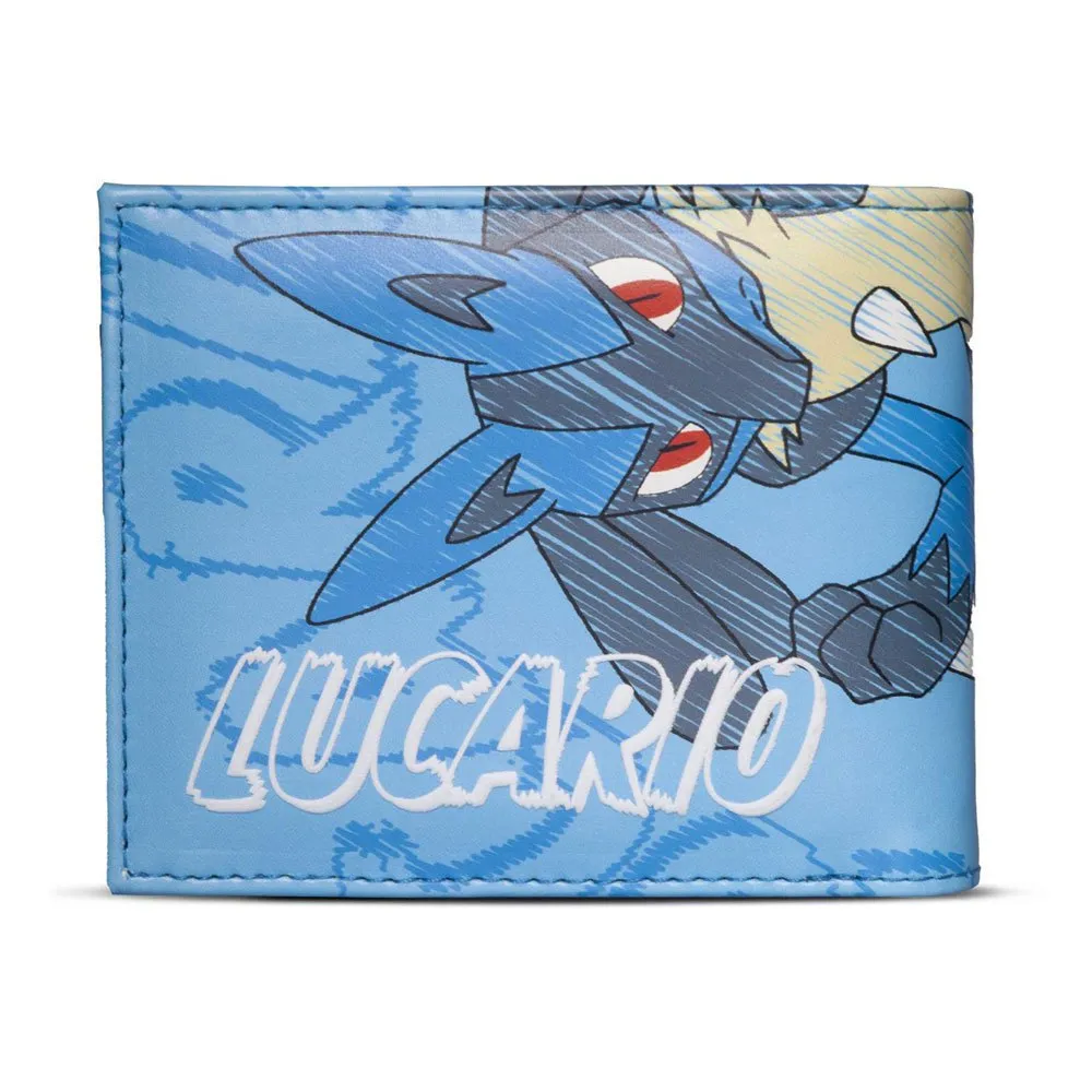 Difuzed Pokémon Bifold Lucario Lommebok, Multicolor, One Size