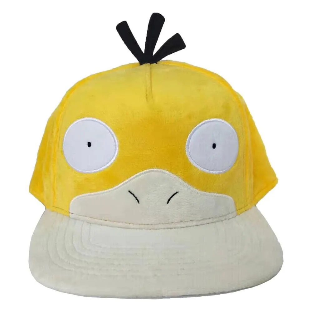 Difuzed Pokémon Plysj Snapback Cap Psyduck, Multicolor, One Size Difuzed Pokémon Plysj Snapback Cap Psyduck, Multicolor, One Size
