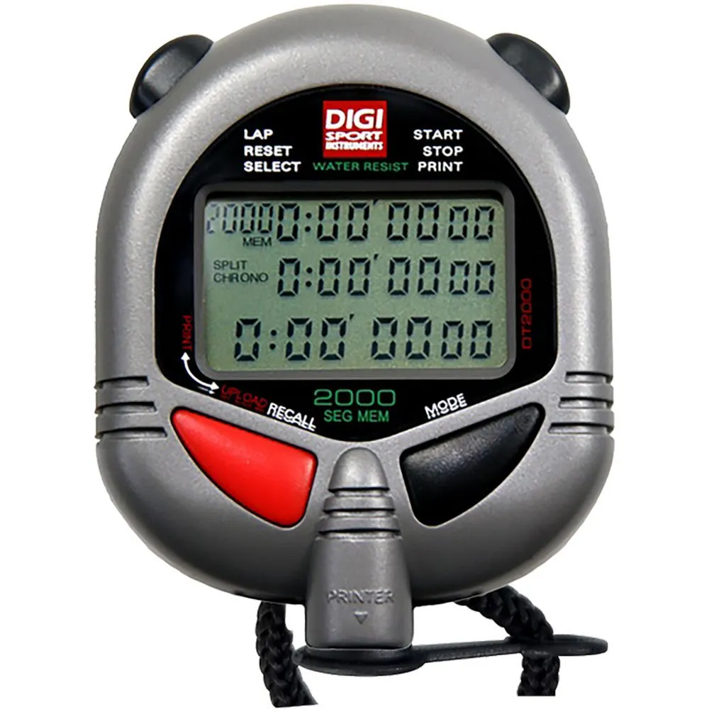 Digi Sport Instruments Dt2000 Usb Stoppeklokke, Grey, One Size