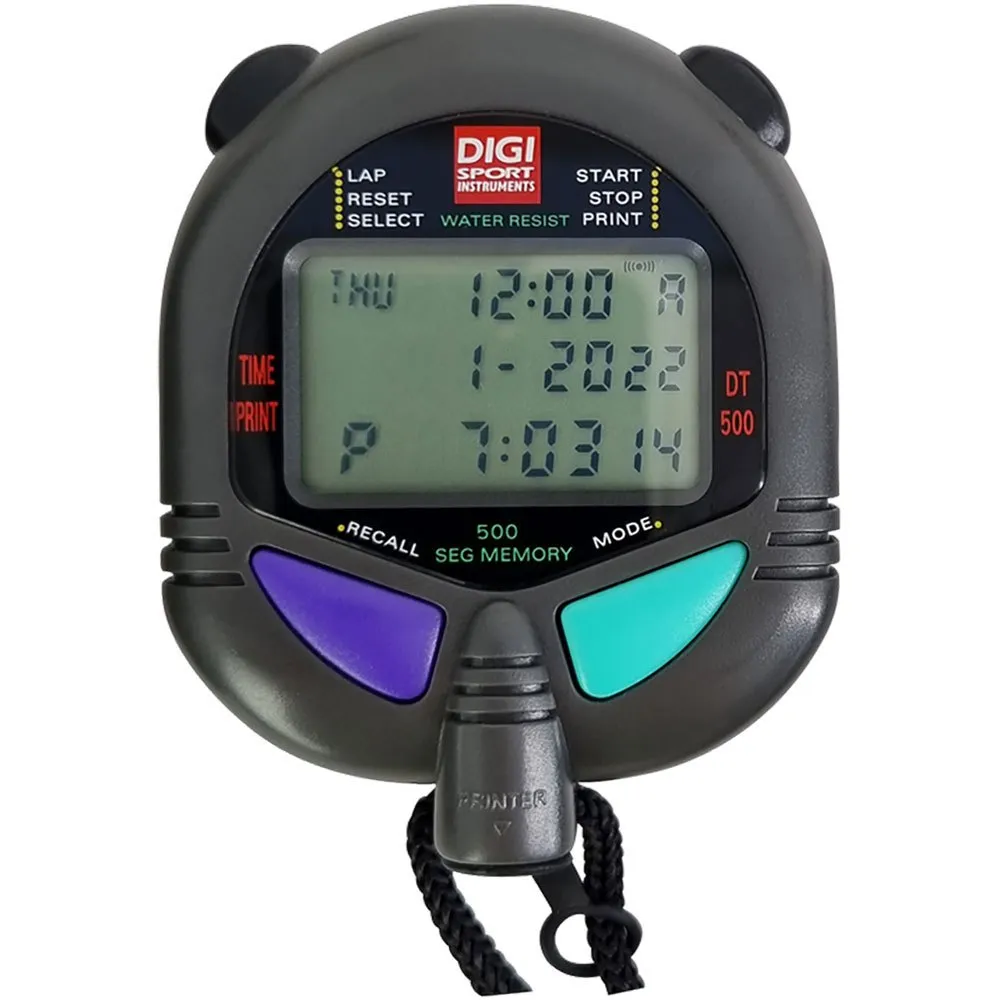 Digi Sport Instruments Dt500 Usb Stoppeklokke, Grey, One Size