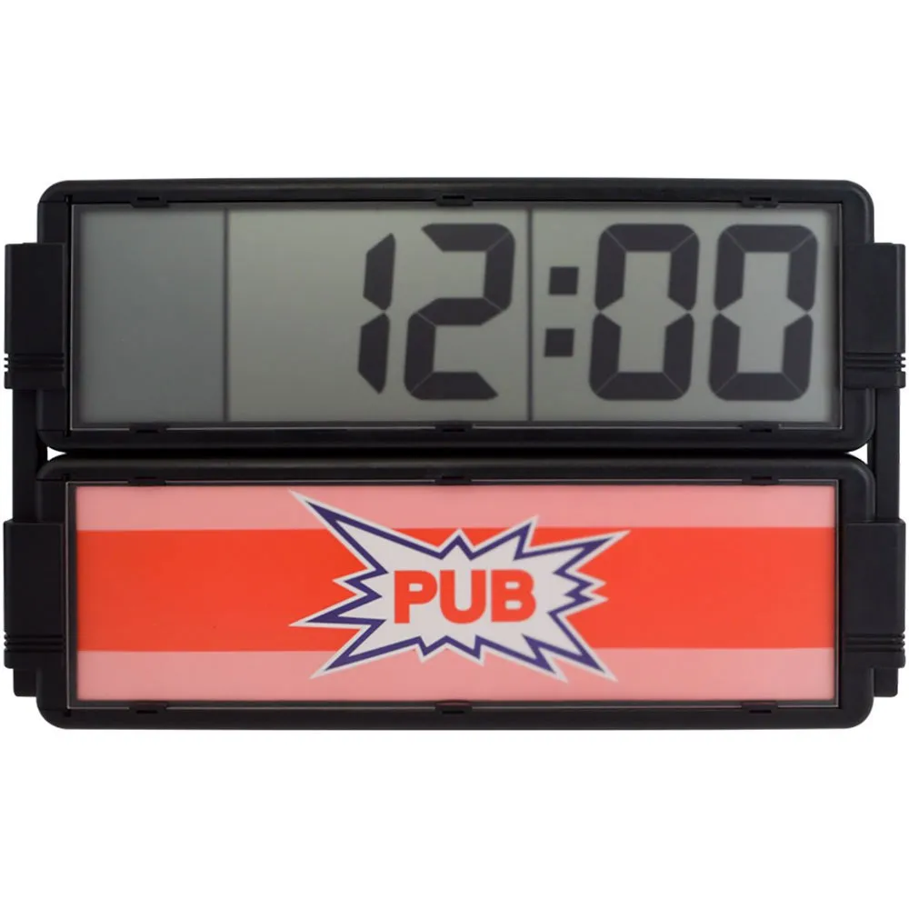 Digi Sport Instruments Wall Stoppeklokke unisex, Black, One Size