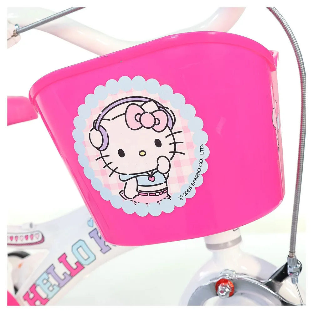 Dino Bikes 12´´ Hello Kitty Sykkel, White, 3-5Y, Barnesykkel Dino Bikes 12´´ Hello Kitty Sykkel, White, 3-5Y, Barnesykkel