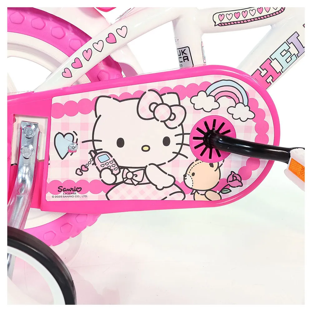 Dino Bikes 12´´ Hello Kitty Sykkel, White, 3-5Y, Barnesykkel Dino Bikes 12´´ Hello Kitty Sykkel, White, 3-5Y, Barnesykkel