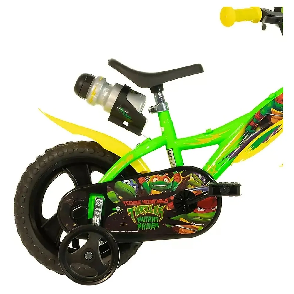 Dino Bikes 12´´ Teenage Mutant Ninja Turtles Sykkel, Green, 3-5Y, Barnesykkel Dino Bikes 12´´ Teenage Mutant Ninja Turtles Sykkel, Green, 3-5Y, Barnesykkel