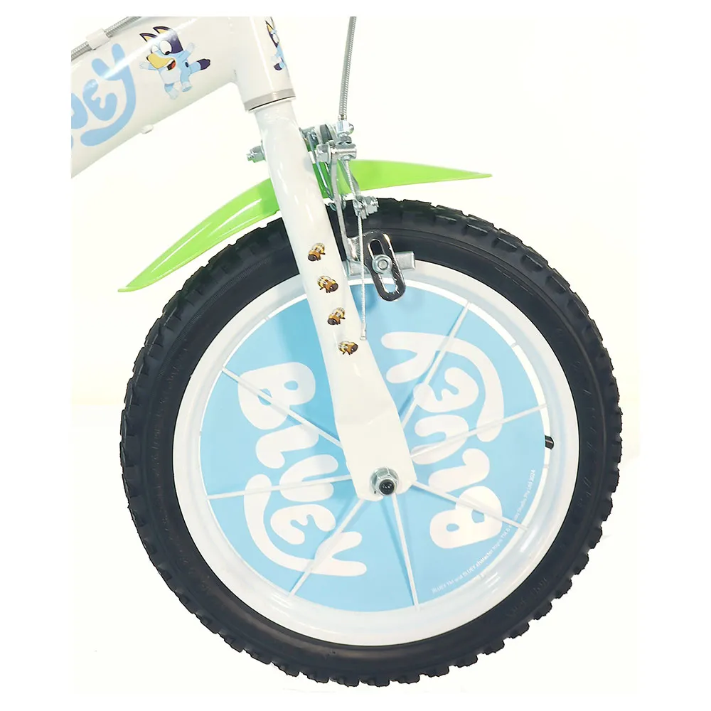 Dino Bikes 14´´ Bluey Sykkel, White, 4-6Y, Barnesykkel Dino Bikes 14´´ Bluey Sykkel, White, 4-6Y, Barnesykkel