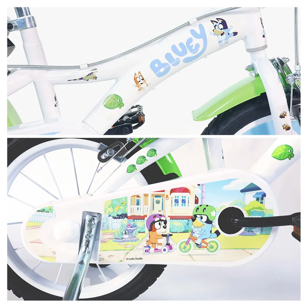 Dino Bikes 14´´ Bluey Sykkel, White, 4-6Y, Barnesykkel Dino Bikes 14´´ Bluey Sykkel, White, 4-6Y, Barnesykkel