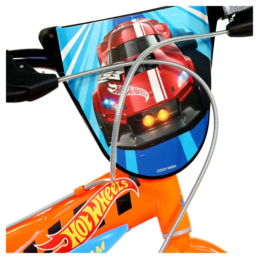 Dino Bikes 14´´ Hot Wheels Sykkel, Orange, 4-6Y, Barnesykkel