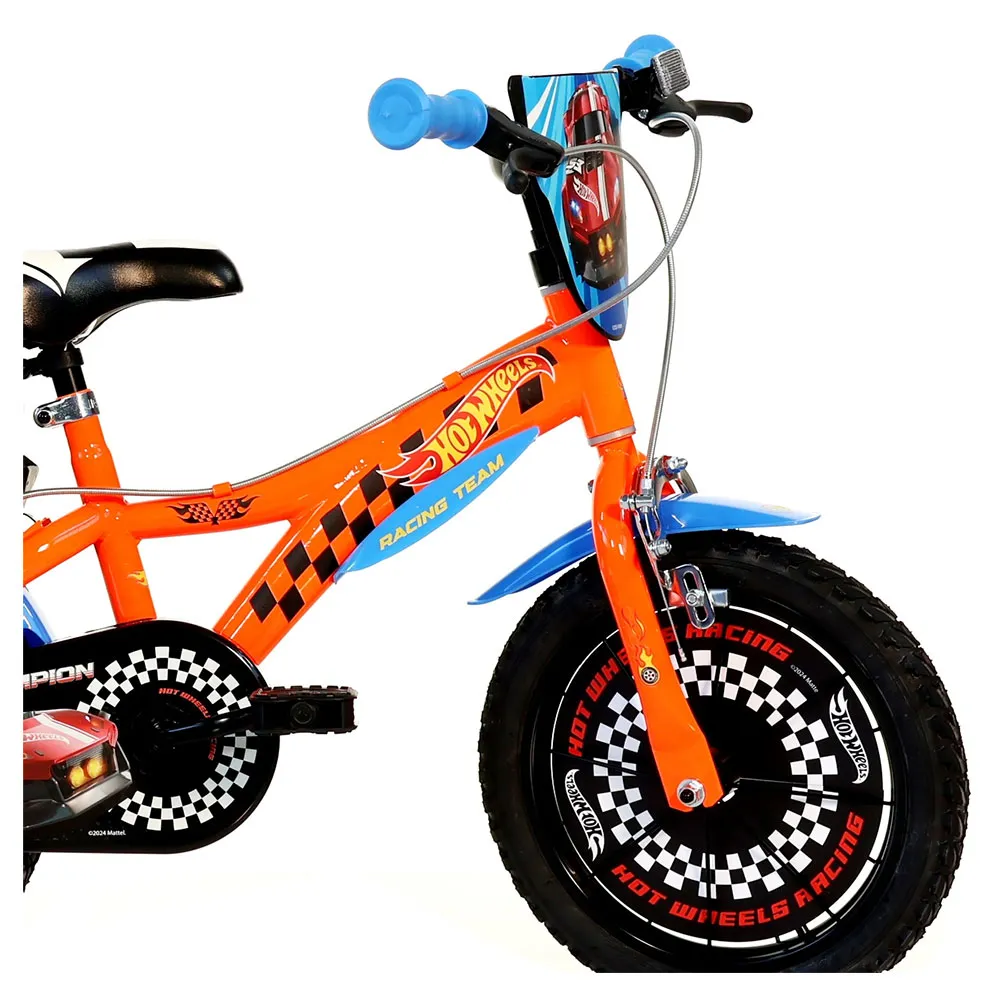 Dino Bikes 14´´ Hot Wheels Sykkel, Orange, 4-6Y, Barnesykkel