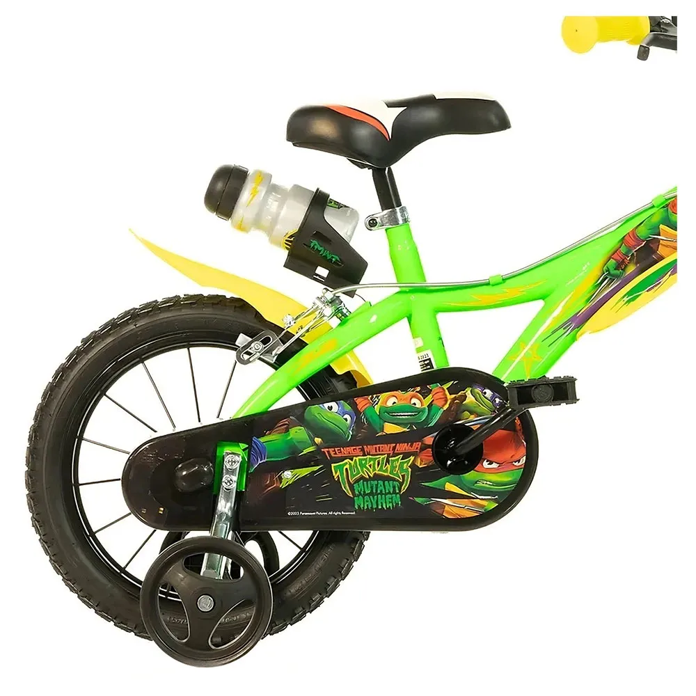 Dino Bikes 14´´ Teenage Mutant Ninja Turtles Sykkel, Green, 4-6Y, Barnesykkel