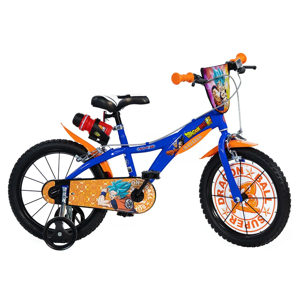 Dino Bikes 16´´ Dragon Ball Sykkel, Blue, 5-7Y, Barnesykkel