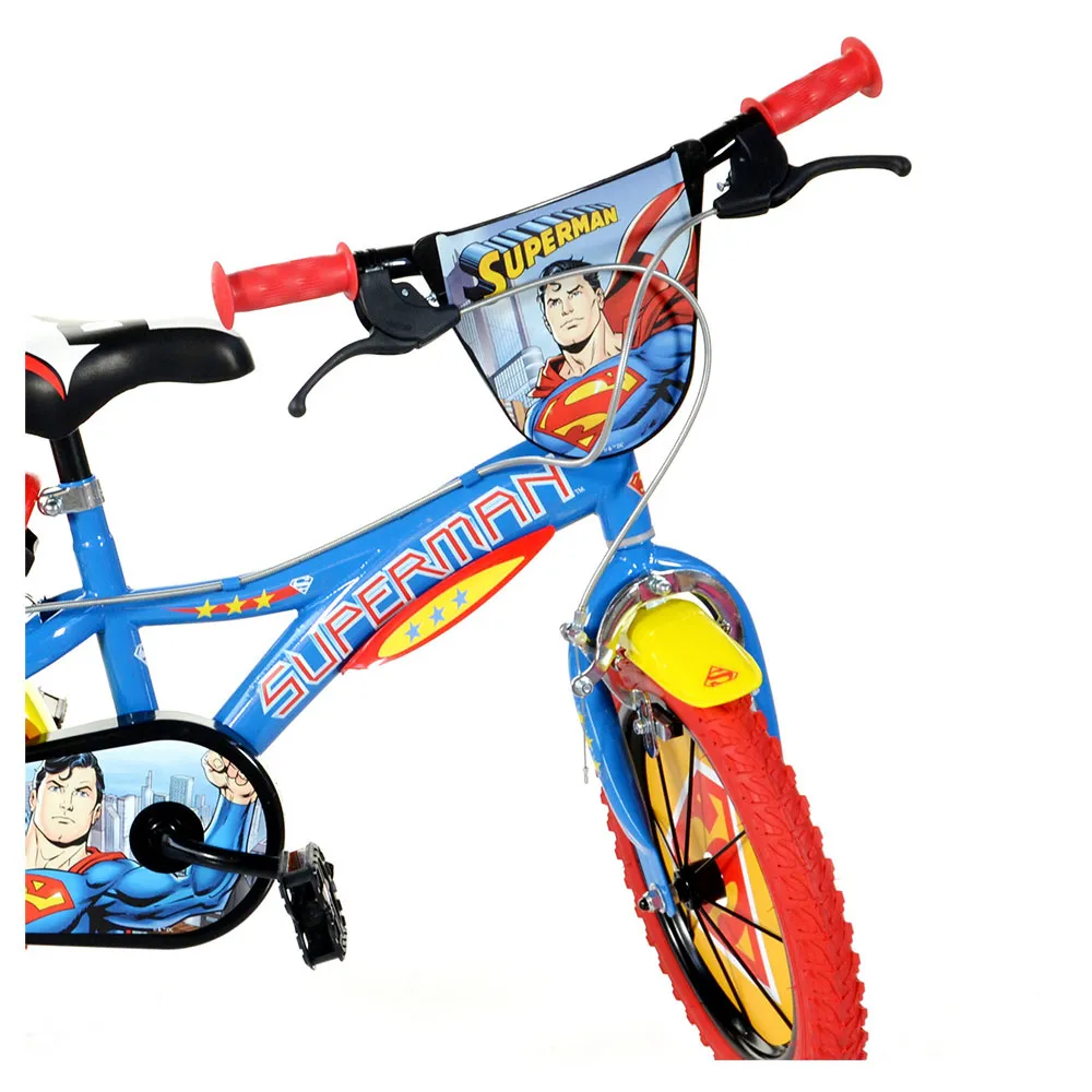 Dino Bikes 16´´ Superman Sykkel, Blue, 5-7Y, Barnesykkel