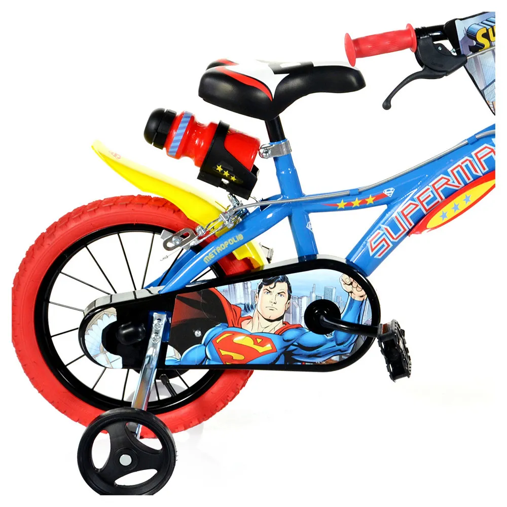 Dino Bikes 16´´ Superman Sykkel, Blue, 5-7Y, Barnesykkel