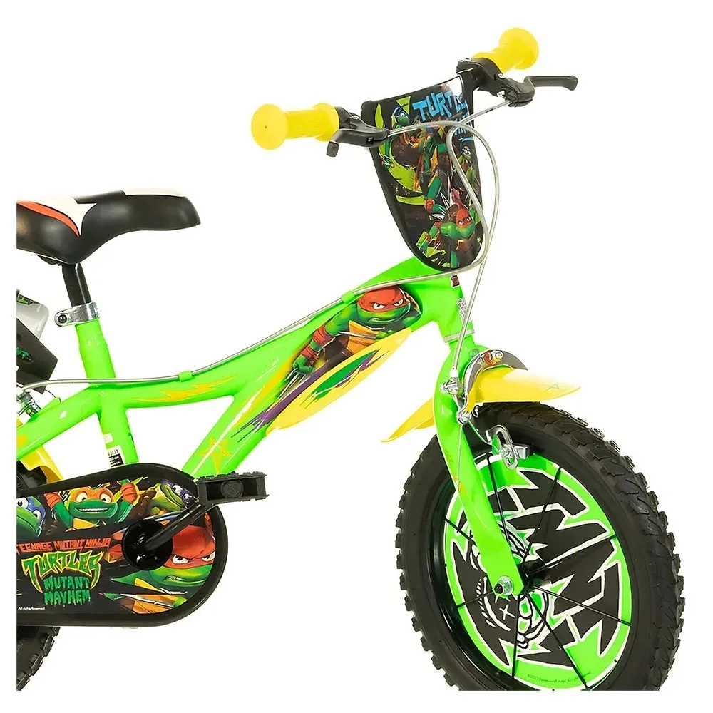 Dino Bikes 16´´ Teenage Mutant Ninja Turtles Sykkel, Green, 5-7Y, Barnesykkel