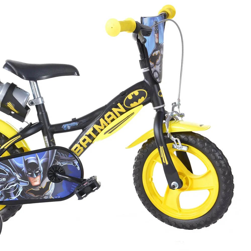 Dino Bikes Batman 12´´ Sykkel, Black, 3-5Y, Barnesykkel Dino Bikes Batman 12´´ Sykkel, Black, 3-5Y, Barnesykkel