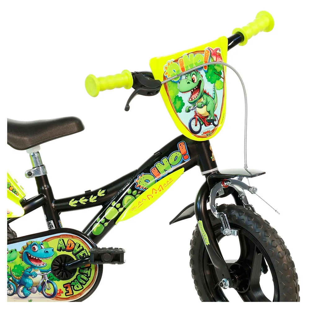 Dino Bikes Dino Adventure 12´´ Sykkel, Black / yellow, 3-5Y, Barnesykkel Dino Bikes Dino Adventure 12´´ Sykkel, Black / yellow, 3-5Y, Barnesykkel
