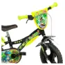 Dino Bikes Dino Adventure 12´´ Sykkel, Black / yellow, 3-5Y, Barnesykkel