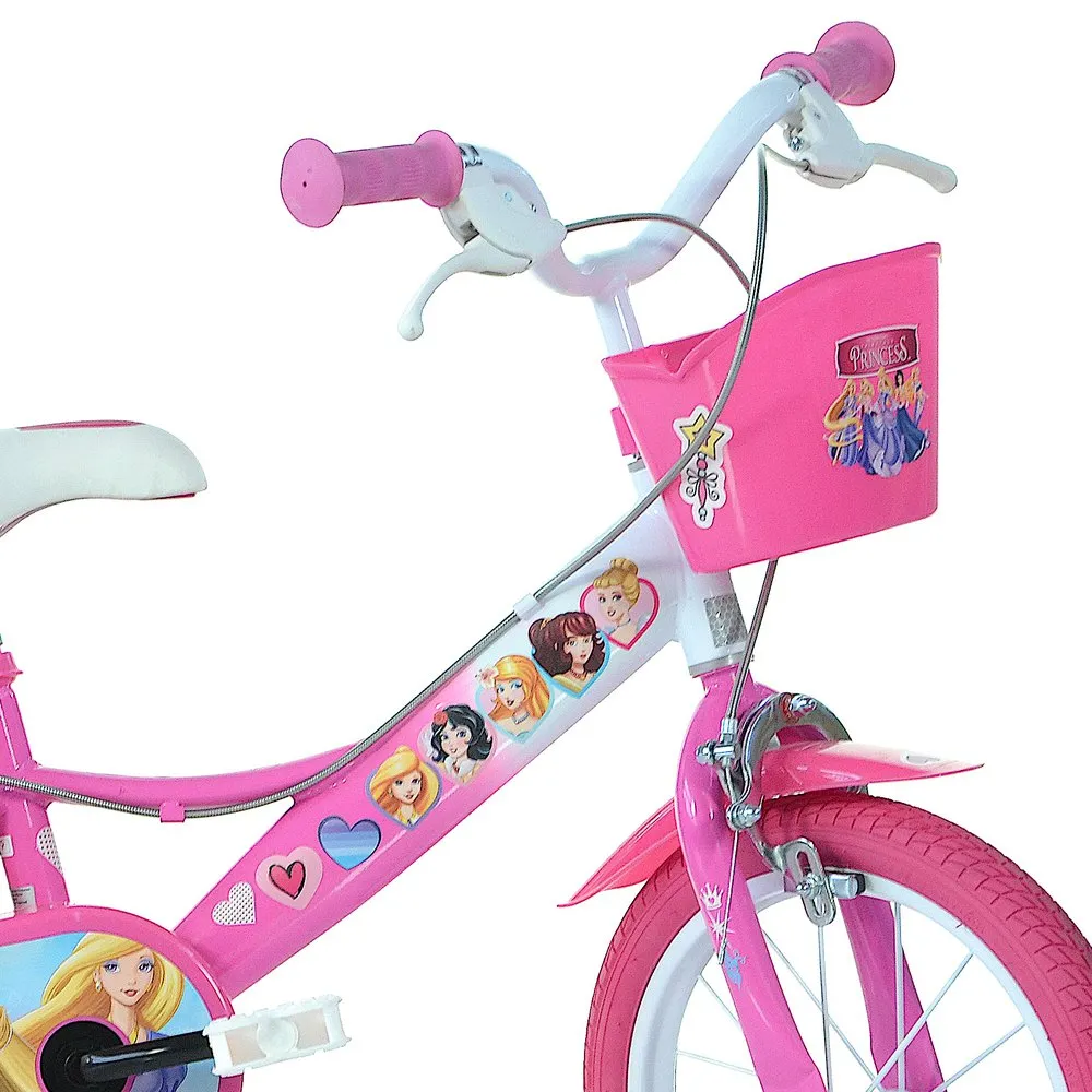 Dino Bikes Fairytale Princess 16´´ Sykkel, Pink, 5-7Y, Barnesykkel