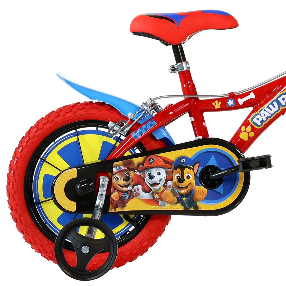Dino Bikes Paw Patrol 14´´ Sykkel, Red, 4-6Y, Barnesykkel